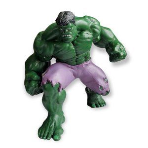 Disney Marvel PVC Incredible Hulk 4 1/4” Action Figure Non Posable